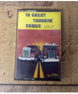 10 Great Truckin Songs Volume 2 Cassette Tape - 1986 - $131.47 MXN