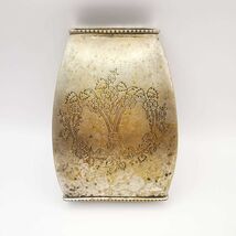 Britannia Antique Vintage Vase Seal Nickel Silver 222g - $48.00