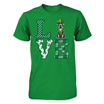 Love Great Dane Dog Tshirt Shamrock Clover St Patrick&#39;s Day Dogs Lover T... - $16.88+