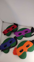Lot 24 pcs Ninja Turtle Birthday Party Lot Felt Masks, Party favors - £10.95 GBP