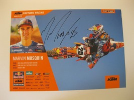 Marvin Musquin supercross motocross signed autographed 11x16 Poster COA - £74.35 GBP