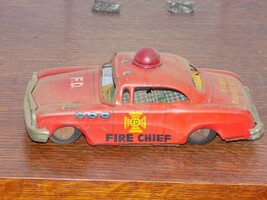Vintage Marx Tin Friction Fire Chief Car - €42,21 EUR