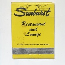 Sunburst Restaurant Lounge Doraville Georgia Match Book Matchbox - £3.86 GBP