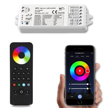 Wi-Fi Phone iOS Android RGB RGBW LED Color Change Light Module &amp; 2-Zone Remote - £45.51 GBP