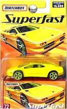 2005 Matchbox Superfast Lamborghini Diablo Yellow #72 - £35.31 GBP