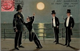 Drunk Aristocratic and The Policeman 1907 Artist Ellam Gottschalk Postcard V18 - £27.93 GBP