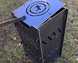 Magnum Target 12”x24” Portable Burn Cage Box Campfire Stove Fire Pit Cam... - $165.99