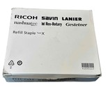 NEW Box of Genuine Ricoh Savin Lanier Refill Staples Type X 1301R-EXP 40... - $148.49