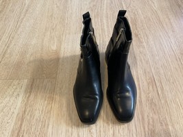 Shoes Zara Trafaluc Women’s Sz 36 Black Leather - £21.52 GBP