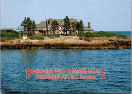 Postcard  Kennebunkport ME President Bush Summer Home Unused - £3.92 GBP