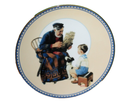 Norman Rockwell The Sea Captain Knowles Collector Plate First Issue Innocence - £23.73 GBP