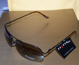 Axcess Men&#39;s Sunglasses Claiborne #34249 Bronze Metal Frames Brown Lenses - Nwt! - £18.68 GBP