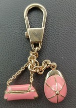 Gucci Key Chain Key Holder Bag Charm &amp; Cap Hat Motif Unused Authentic - £139.66 GBP