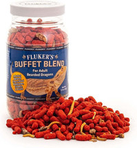 Complete Nutrition Blend for Adult Bearded Dragons: Flukers Buffet Blend - £6.17 GBP+
