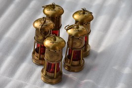 Antique Brass Minor Oil Lamp Maritime Ship Lantern 6&quot; handmade vintage L... - £111.28 GBP
