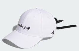 adidas Ribbon Cap Women&#39;s Golf Cap Sportswear Training Hat White NWT JN9771 - $69.21