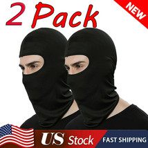 2Pack Balaclava Thin Full Face Mask Uv Protection Sun Hood Tactical Ski ... - $15.99