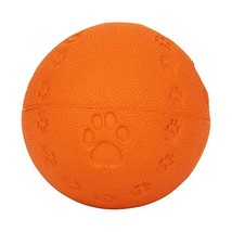 Trixie Natural Rubber Toy Dog Ball with Sound, 7 cm- Random  - $16.00