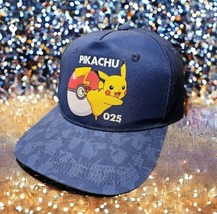 Pikachu 025 Hat Cap Snapback Adjustable Blue Nintendo Mens - €8,64 EUR