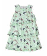 Wonder Nation Girls Layered Chiffon Ruffle Dress, Sizes XL/XG 14-16 Green - $399.92 MXN