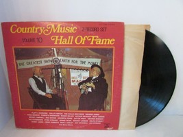 Country Music Hall Of Fame Vol. 10 2 Record Set Starday 9/468 L114B - £4.72 GBP