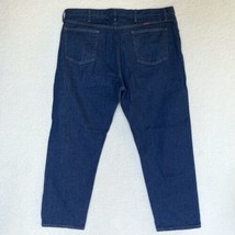 Rustler Jean Mens 42 Big Tall Relaxed Straight Blue Denim Pant Cotton 42x30 - $18.50