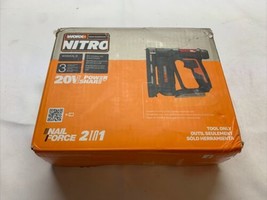 WX843L.9 Worx Nitro 20V 3/8&quot; Crown Stapler w/ Air Impact - £85.63 GBP