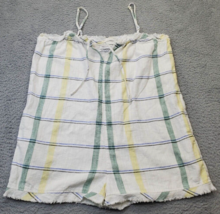 Urban Outfitters Romper Womens Medium Multi Plaid Strapless Off the Shou... - $377.41 MXN