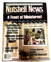 Nutshell News Miniatures for Crafters &amp; Collectors March 1996 90 pages - £3.95 GBP