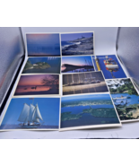 Maine Postcard Lot 10 Coastal Ocean Sailboat Nautical Lobster Fishing Li... - $27.50