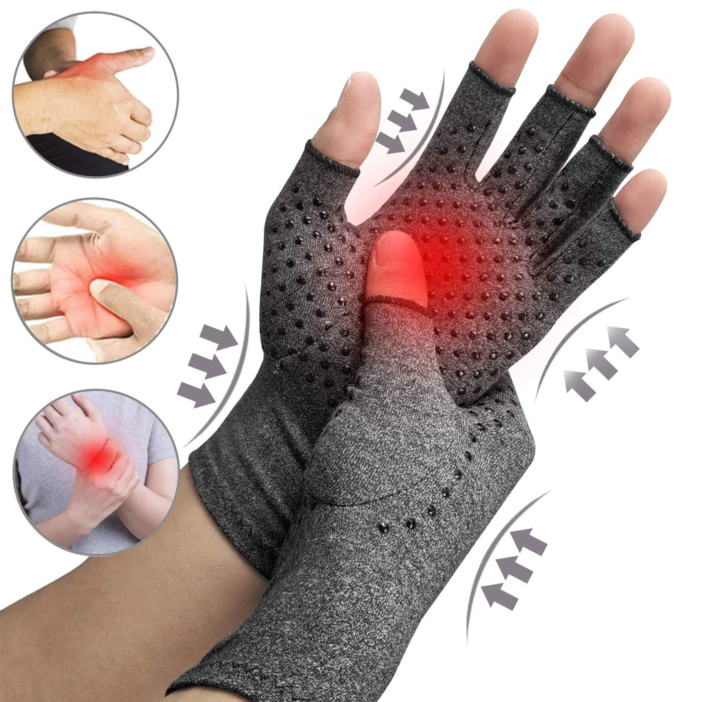 Sporting WorthWhile Compression Arthritis Gloves Non-slip Men Women Wrist Suppor - £23.84 GBP