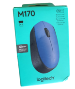 Logitech M170 Ambidextrous Wireless Mouse for PC, Mac, Laptop Black/Blue - $226.56 MXN