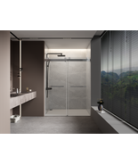 Frameless Shower Door 60x76&quot;, Soft Close, 3/8&quot; Glass - $15,484.71 MXN