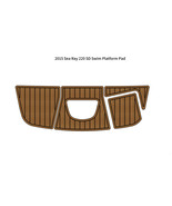 2015 Sea Ray 220 SD Swim Platform Pad Boat EVA Foam Faux Teak Deck Floor... - $395.79 CAD