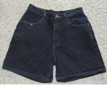 Womens Shorts Denim Lee Revited Black Relaxed Casual Jr. Girls-size 11 - £7.88 GBP