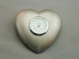 Skagen Figural Heart Desk Paperweight Clock - £23.44 GBP