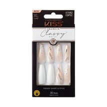 Kiss Premium Classy Nails X-LONG - Sophisticated #CSP52 - £7.97 GBP