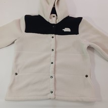 The North Face FA19 Women's Black & White Gemma Fleece Hoodie Coat Jacket Medium image 12