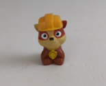 Spin Master Disney Paw Patrol Movie Rubble 1.75&quot; Collectible Mini Toy Fi... - $3.87
