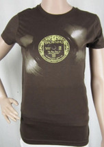 Womens NWT Browning 78 RPM Buckmark Fitted T-Shirt Chocolate Brown Size M Medium - £8.64 GBP