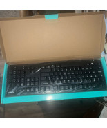 Logitech K120 USB Keyboard for PC - Black New In Box - £6.78 GBP
