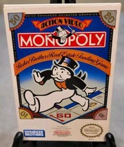 Monopoly (Nintendo 1991 Parker Brothers) complete~NES~board game~deed po... - $14.84