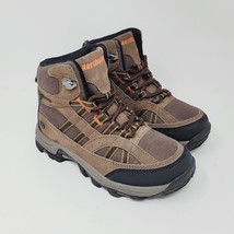 Northside Youth Boots Sz 1 Hiking Rampart Mid Kids Brown Casual - $23.87