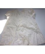 Vintage Handmade Baby White Cotton Blend Romper Buttons At the Bottom - $95.18 MXN