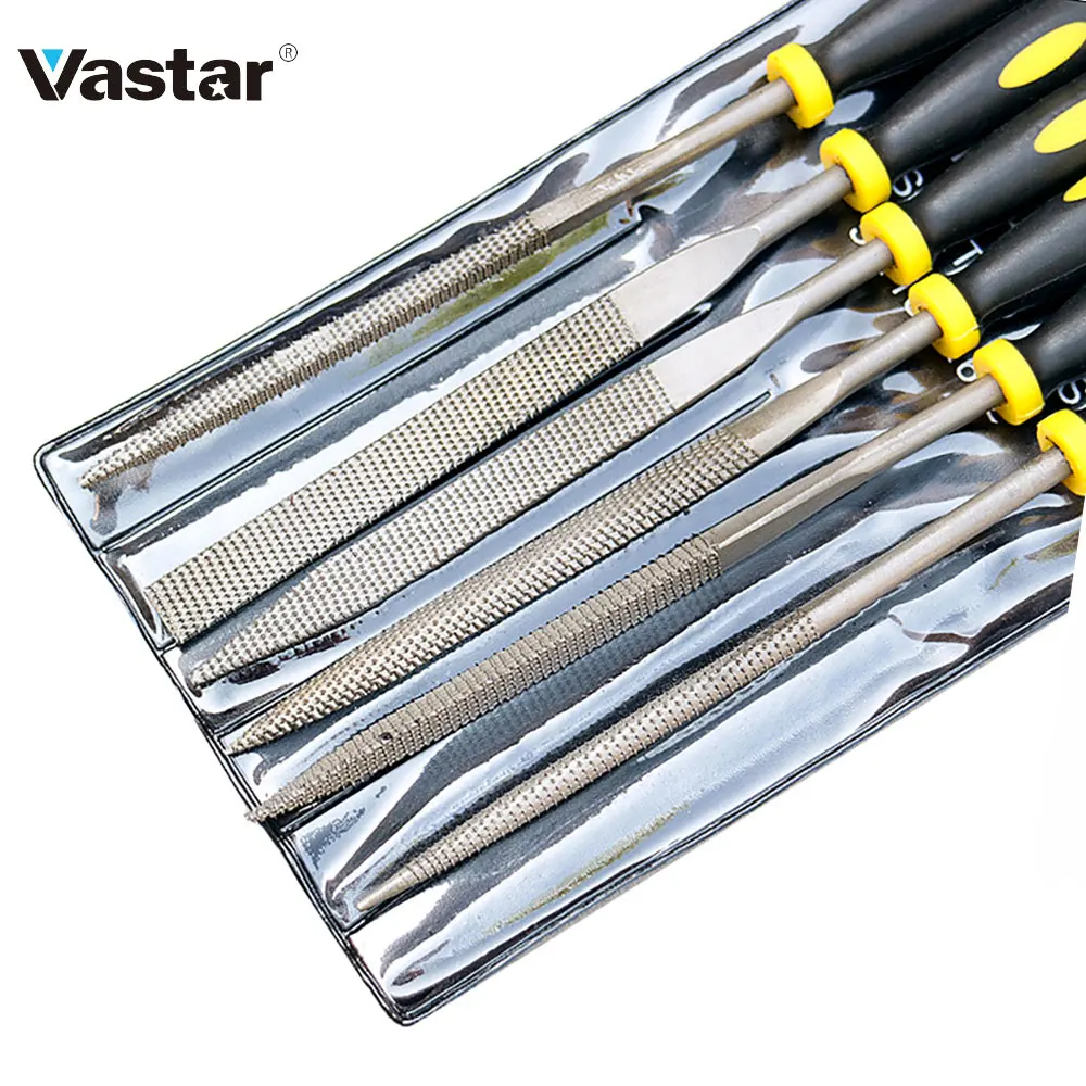 Va 6x 140mm Mini  Rasp Needle Files Set  Carving Tools for Steel Rasp Needle Fil - £131.59 GBP
