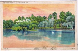 Florida Postcard Jacksonville Confederate Park  - £2.28 GBP