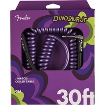 Fender J Mascis Dinosaur Jr Coiled Instrument Cable, Purple, 30ft - $71.99