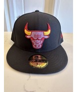 Chicago Bulls Fitted Cap Size 8 - £23.29 GBP