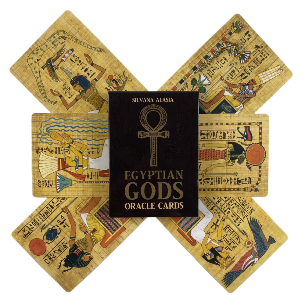 Egyptian Gods Oracle Cards Divination Lenormand Leisure Party Table Game - £9.38 GBP
