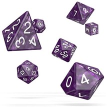 Oakie Doakie Dice RPG Set Marble - Purple (7) - £10.31 GBP